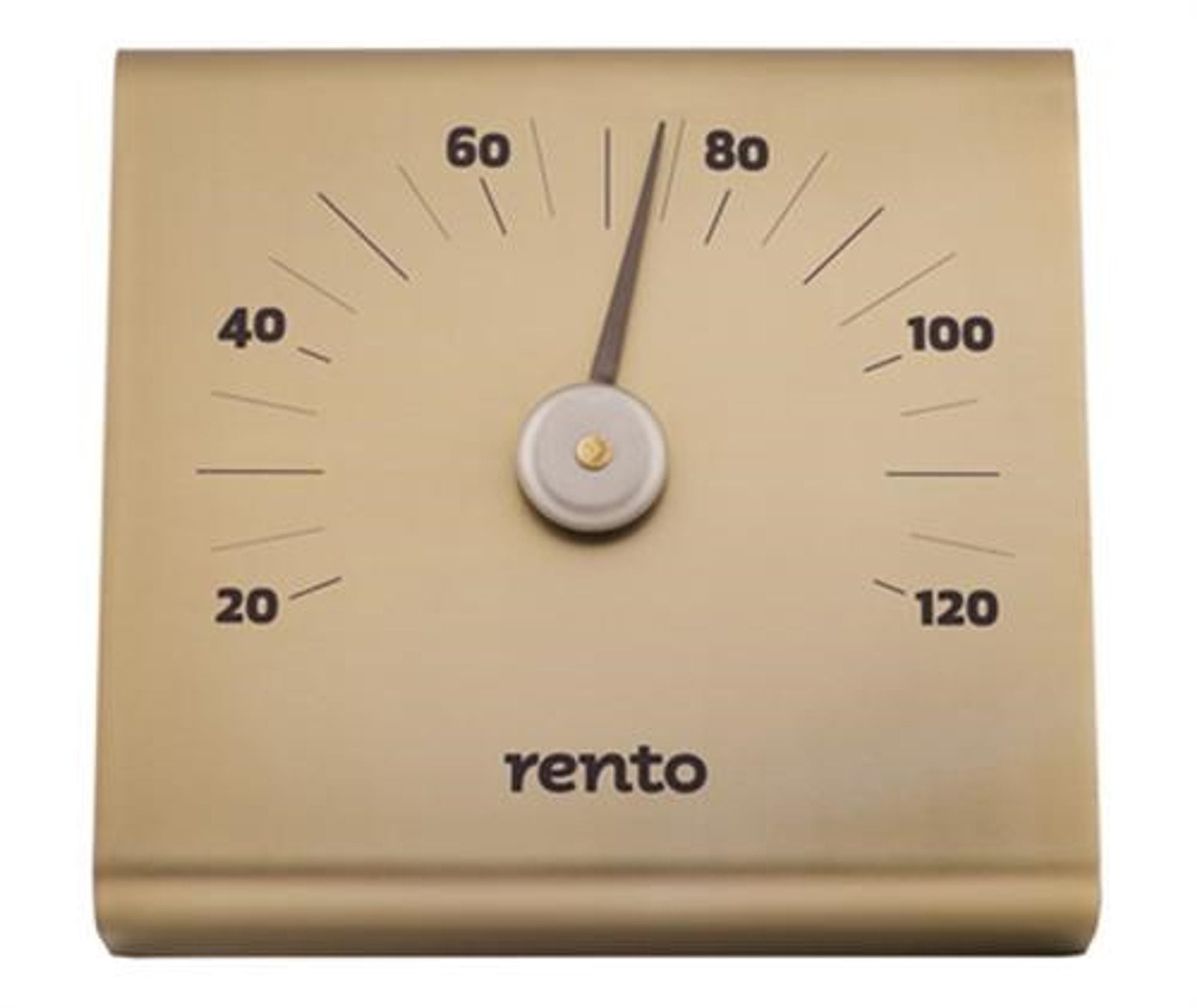 Bastutermometer RENTO Aluminium Champagne
