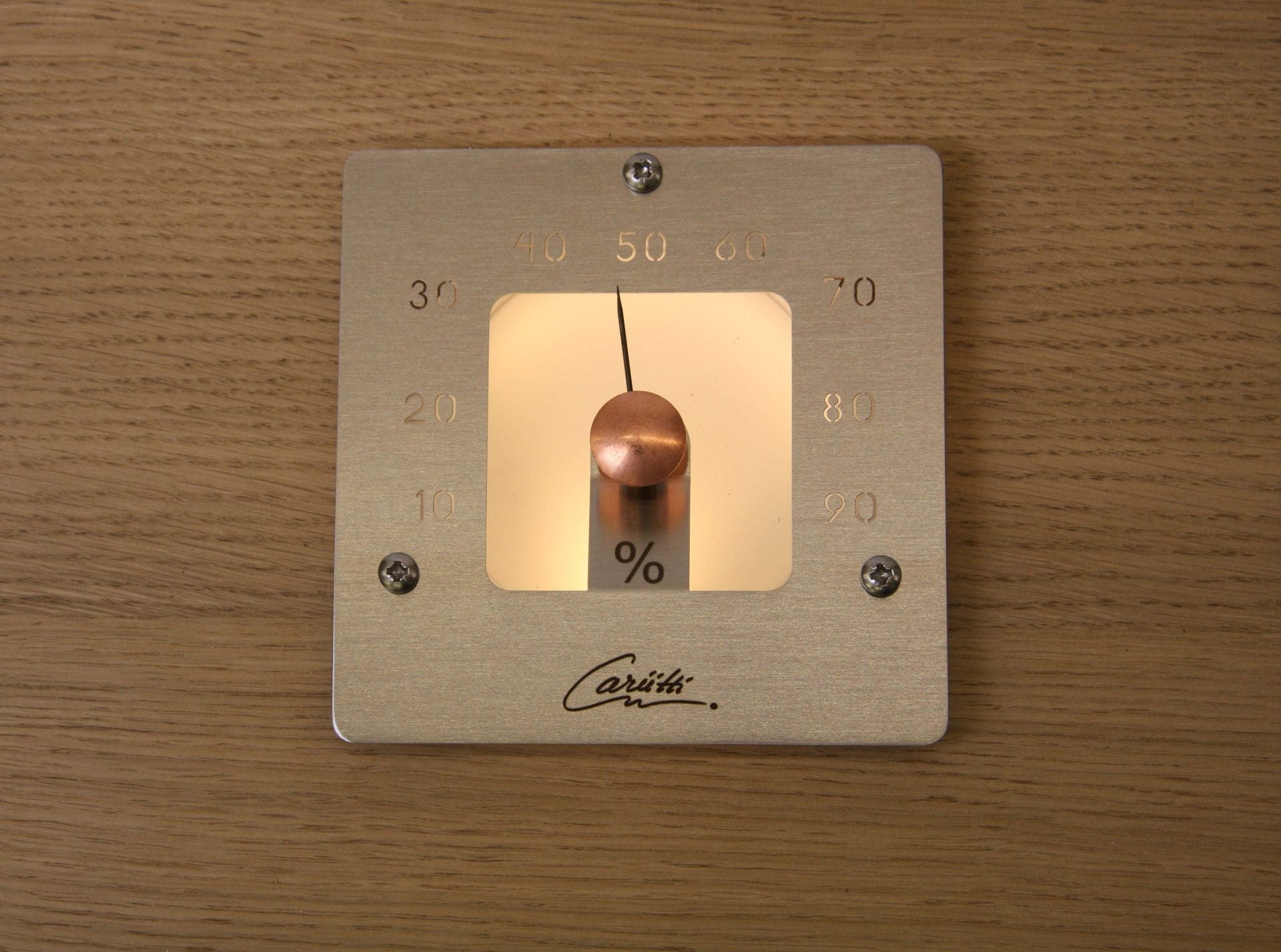 Bastu-hygrometer Cariitti Square