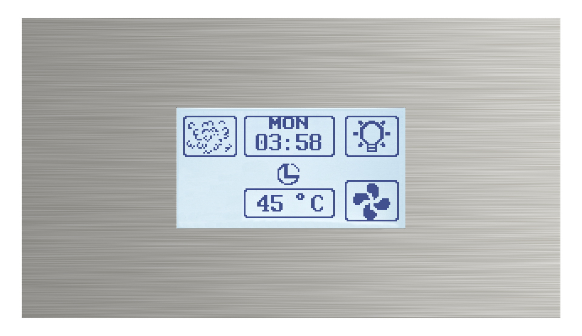 Styrenhet för ånggenerator SAWO Steam Stainless Touch för STN-generatorer