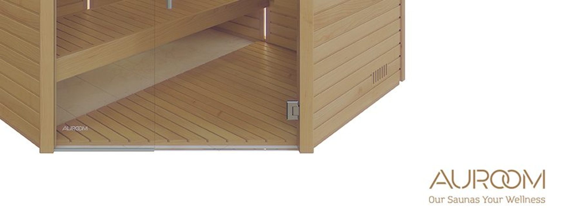 Golvgaller för Bastu Auroom för Familia 14x60mm med Gummiremsor