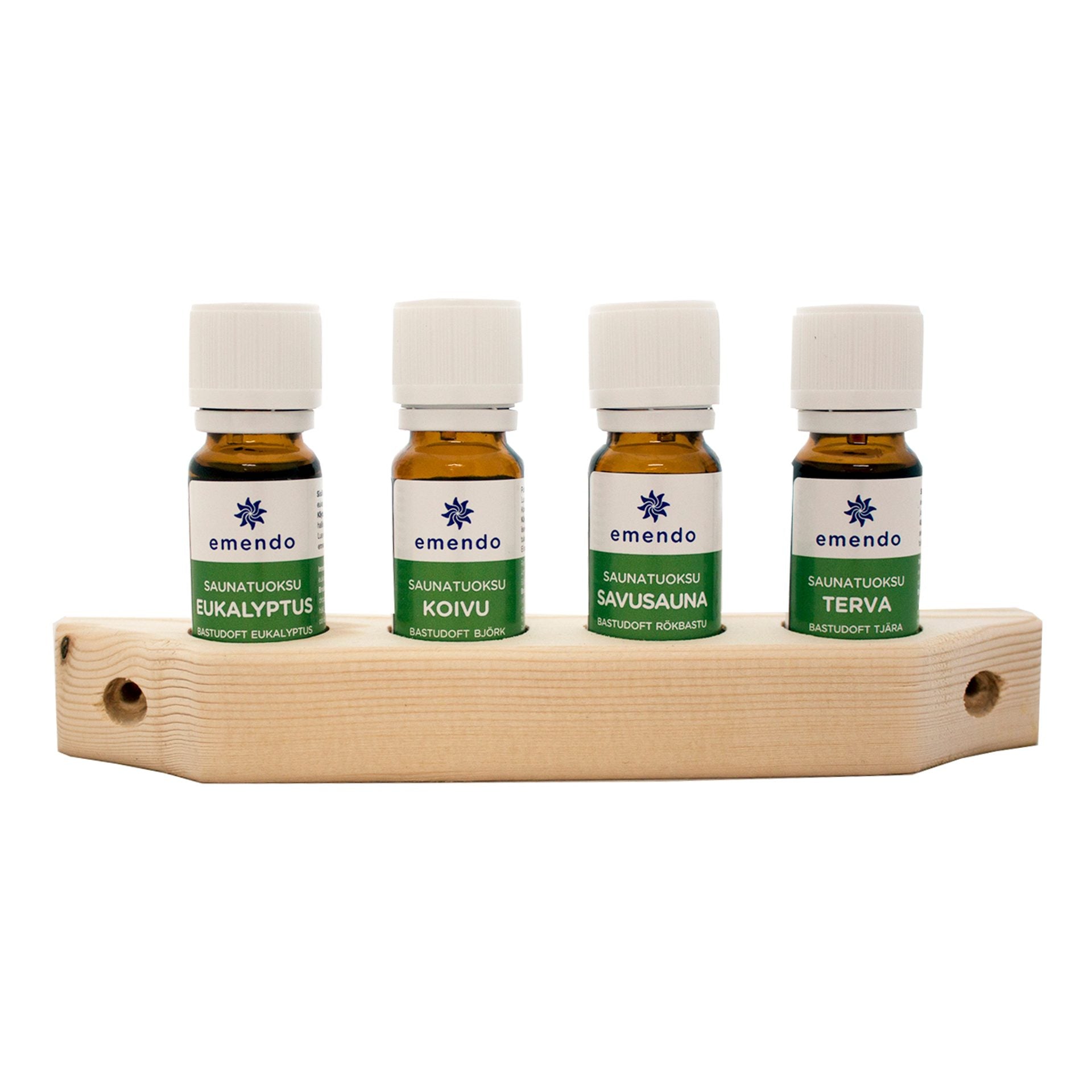 Bastudoft Emendo 4 X 10 ml med Träställning